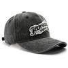 Women's washed letter baseball cap, outdoor sports cap, men's travel sun hat, duckbill cap
