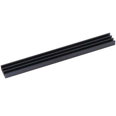2 buc Radiatoare cu chip de aluminiu negru 100 * 11 * 5 mm Radiatoare