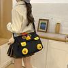 Cartoon Hen Shape School Bag Cute Students Book Bag Fashion Chicken Nylon Shoulder Bag  Travel