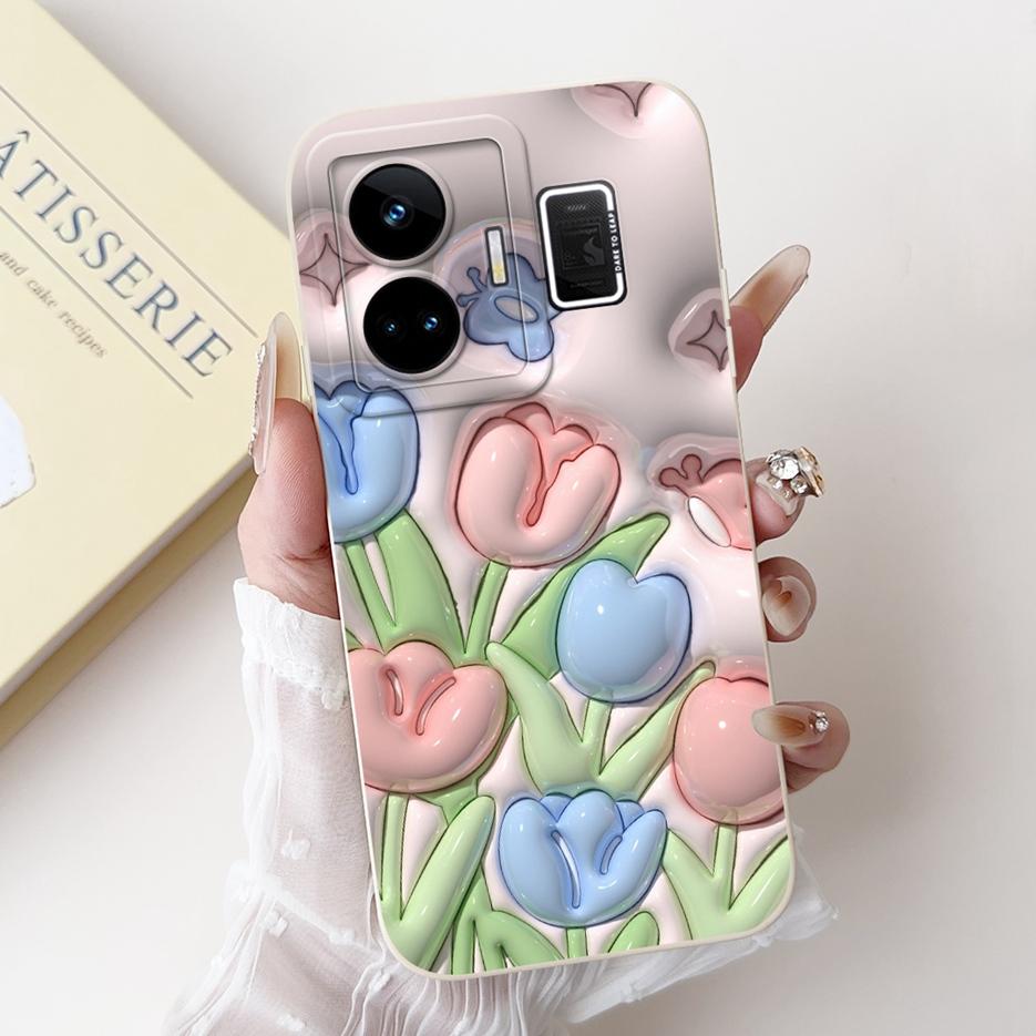 For Realme GT3 Case RMX3709 Cute Funny Cartoon Cover Soft Silicone Case For Realme GT Neo 5 Neo5 240W RealmeGT3 Back Cover Coque