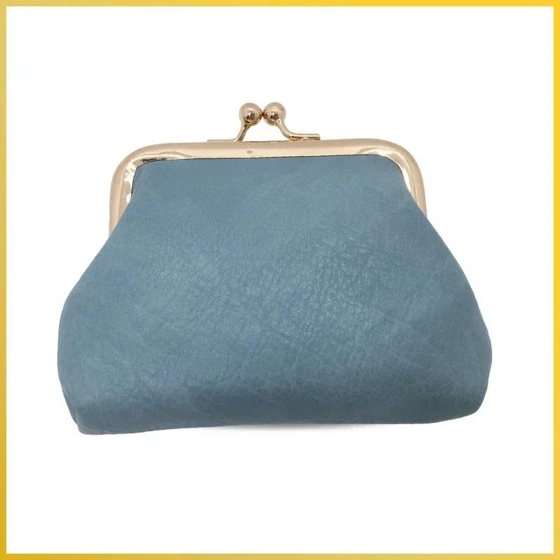 New Retro Ladies Money Key Earphone Wallet Women Small Coin Purse Candy Color Girl Coin Storage Bags Pouch