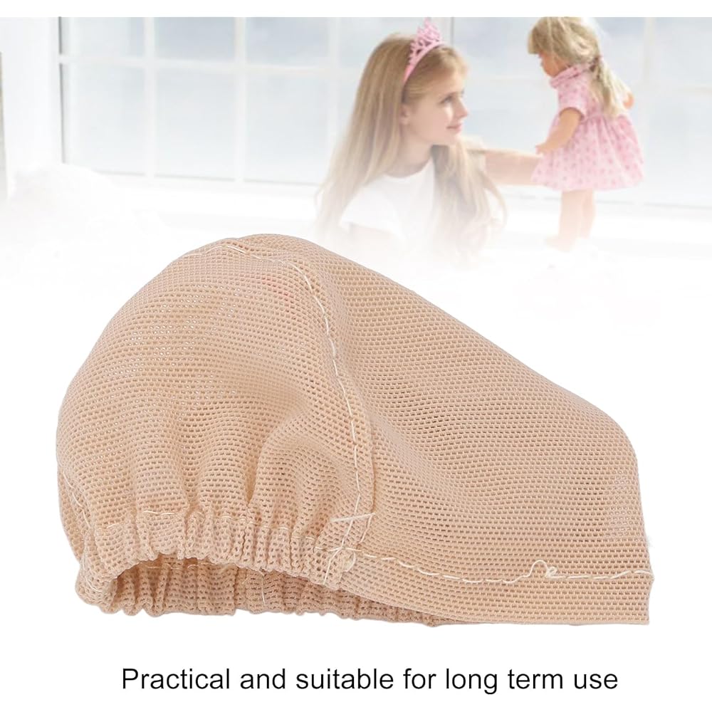 Dollwig BJD Wig Cap Set of 2 for 1/6 Scale Dolls 15.5-17.5cm Head Size Costume Accessories