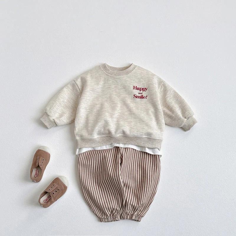Korean Style Kids Letter Print Cotton Hoodie - Trendy Autumn/Winter Casual Outfit