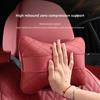 Car Headrest and Lumbar Support Set Comfort Neck Pillow Keychain For Citroen C4 C3 C5 C5X e-C4 X e-C3 C-Elysee Berlingo C1 C6 C2 YX3