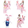 Costume da Coniglio Gonfiabile di Pasqua Per Creativa Performance Teatrale di Halloween e Divertente Cosplay Taglia Adulto