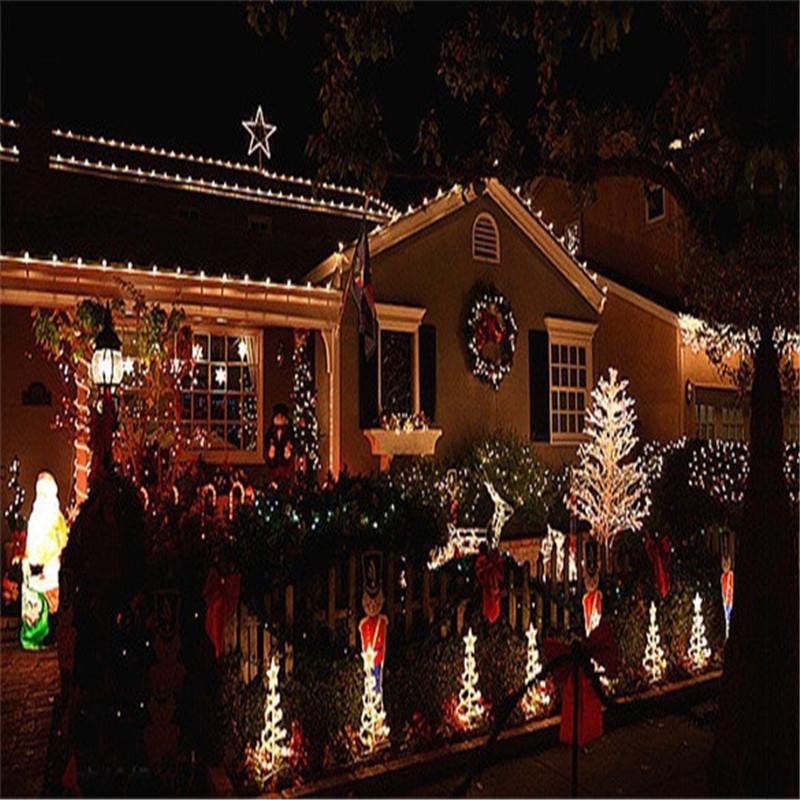 20M 200LED víla třpytivá řetězová světla pro svatbu víla Vánoční večírek Holiday Garden Dekorativní LED lampa EU/US Plug