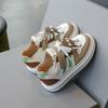 Children's Little White Shoes 2025 Autumn New Girls Cartoon Soft-soled Sports Shoes Korean Version Lightweight Non-slip Casual Board Shoes