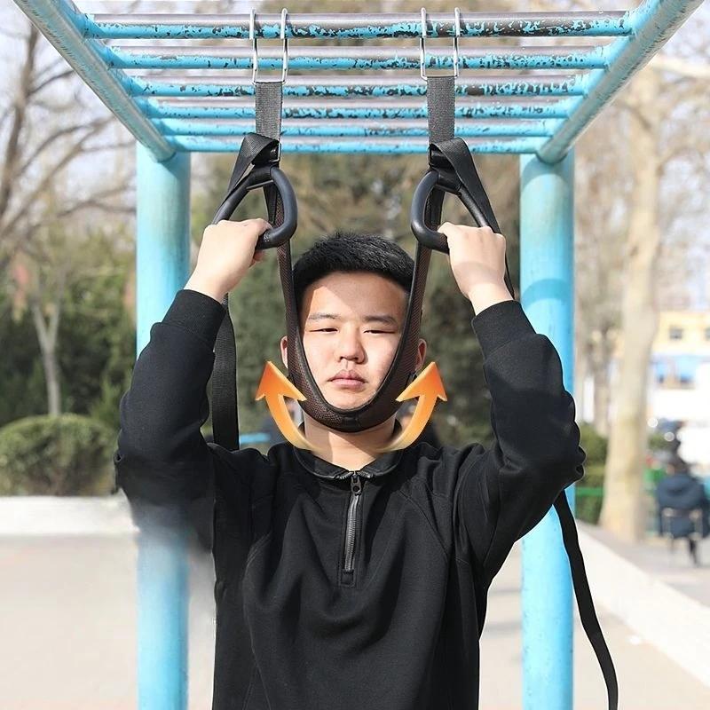 Neck Suspension Neck Stretching Device Cervical Traction Belt Strap Cervical Horizontal Bar Suspension Household Traction Belt