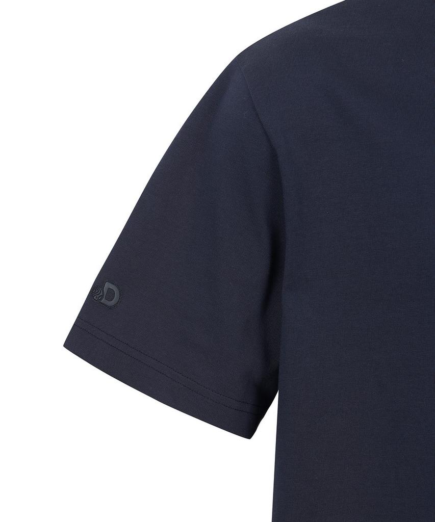 DISCOVERY EXPEDITION Unisex Heavyweight Small Letter Short Sleeve T-Shirt (D/Navy)