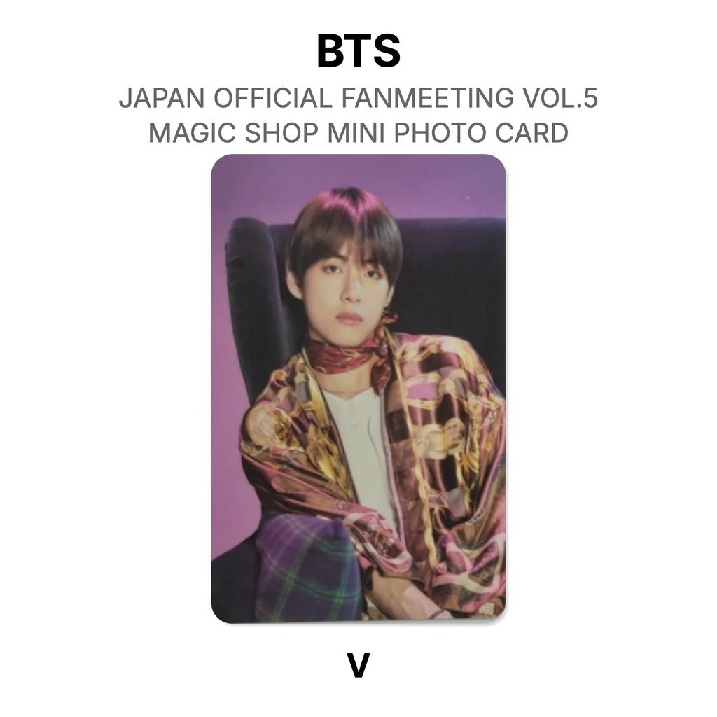 BTS JAPAN OFFICIAL FANMEETING VOL.5 MAGIC SHOP MINI PHOTO CARD Official Photocard