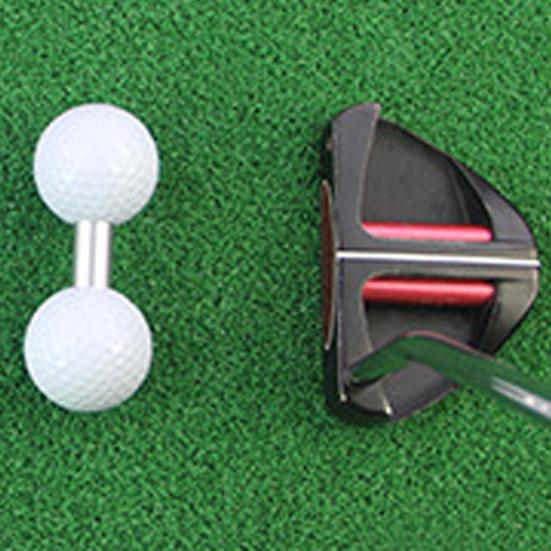 Trening golfowy Podwójna piłka z rurką Trener do układania równowagi Podwójna piłka Pomoc treningowa Narzędzie Akcesoria golfowe Mężczyźni Tata Mąż Prezent