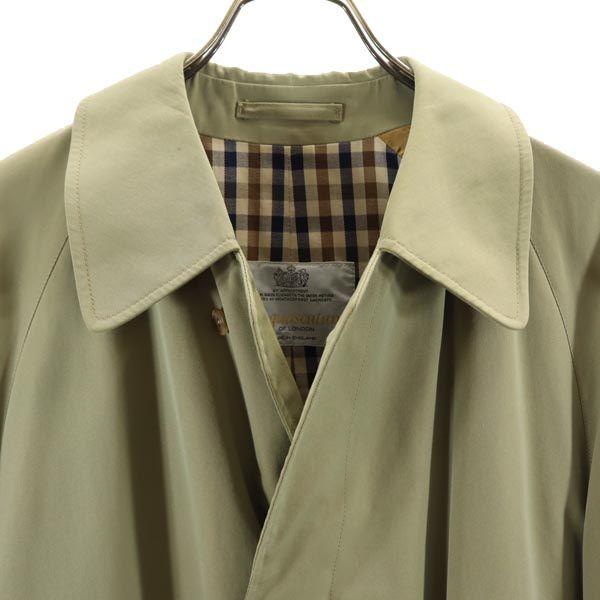 Aquascutum Made In the UK Stainless Collar Coat Beige Men's Used