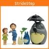 Totoro Cartoon Cute Umbrella Cat Pajamas Girl Mini Model Desktop Ornament