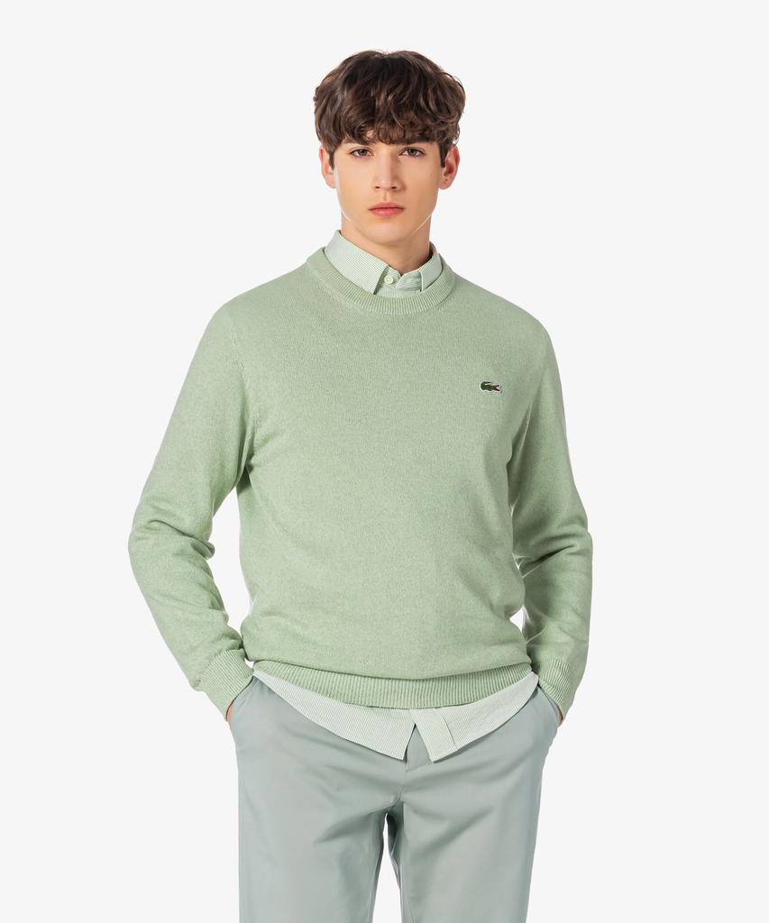 LACOSTE Men'S Paper Long Sleeve Crewneck Pullover Ah598E-56G 02M
