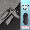 Alloy Car Key Cover Case For Byd Song Plus Ev Dolphin Seal U Dmi Atto 3 Sealion 6 Han Qin Car Keychain Key Shell Accessories