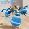 Electric Rolling Dog Ball Rechargeable Automatic Rolling Ball Chew Toy with Cotton Rope Bite-Resistant Interactive Dog Toy for Teeth Cleaning