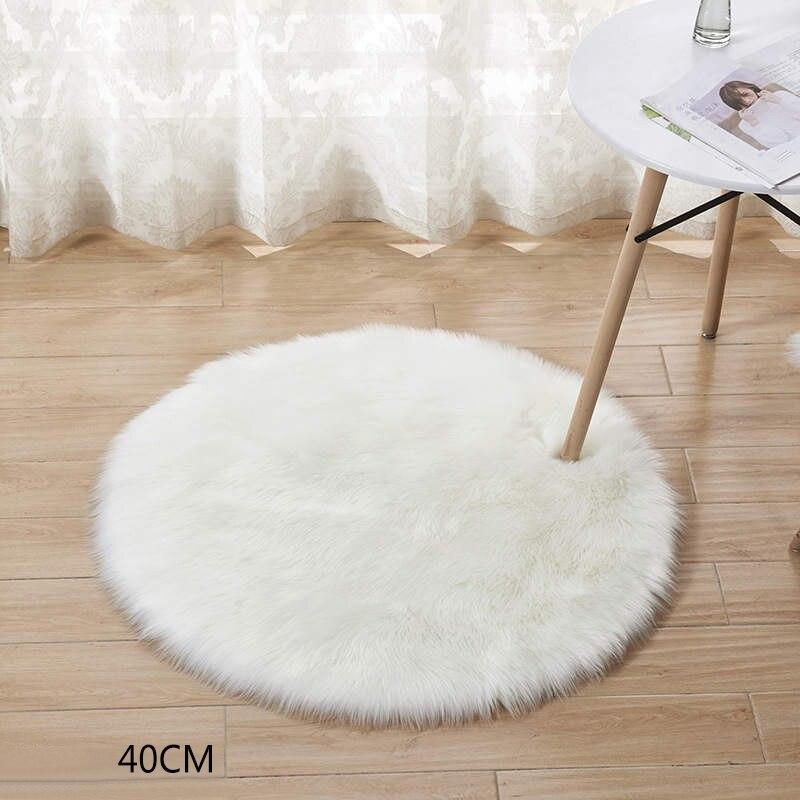 Plush Carpet Yoga Floor Mat Bedside Foot Pad Imitation Australian Imitation Wool Carpet Home Decoration