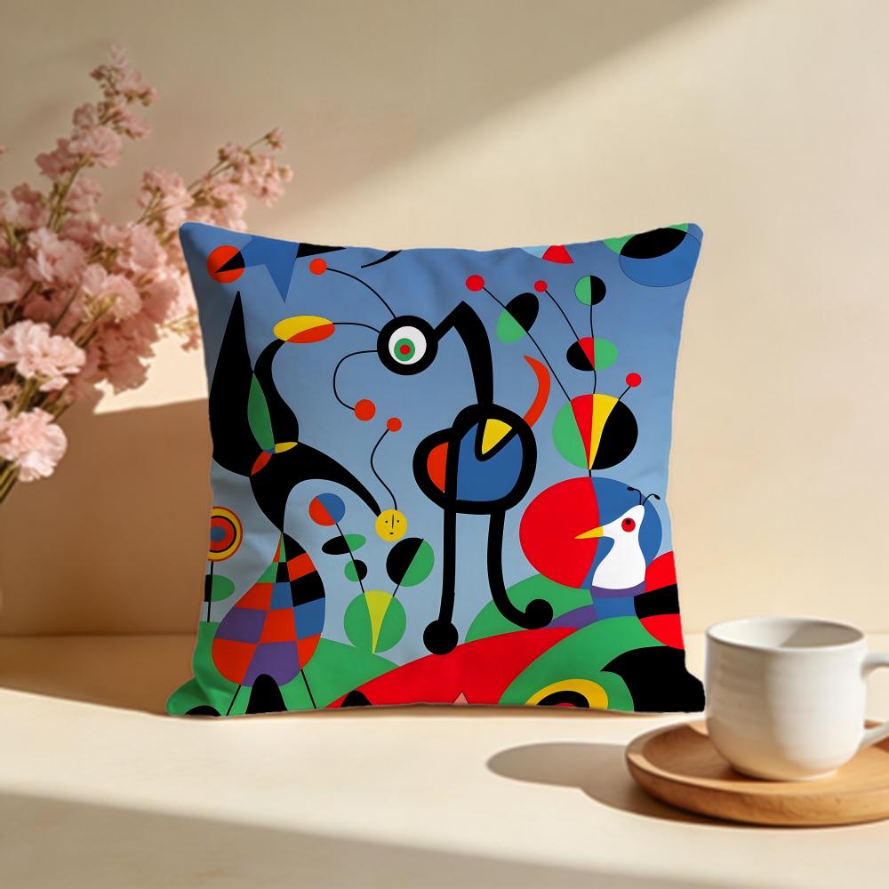 Hot JJoan Mirosew Cushion Cover Stylish Washable Pillow Cover Ideal for Couch Bedroom Car Decoration