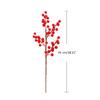 10Pcs/lot Artificial Berries Stems red Christmas Berries Branch Ornament for Holiday Home Decorations and Crafts