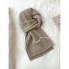Soft Wool Blend Knit Scarf Women Winter Warm Lightweight Minimalist Style Long Wrap Shawl In Multiple Colors