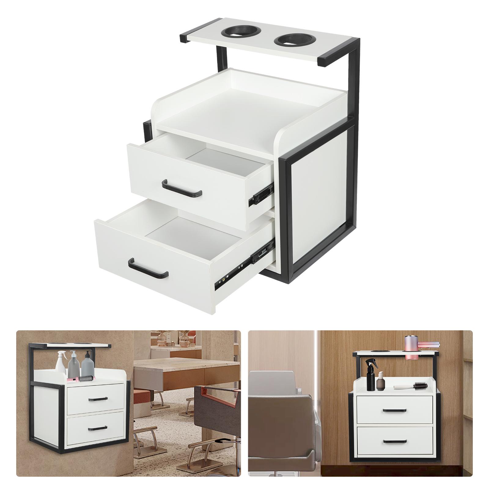 Salon Density Board Wall CabinetBlackGoldSilver Rectangular Wall Mounted Salon Storage Cabinet 403048cm for Barber Stores черный белый 19740₽
