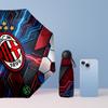 Parapluie Pliant Compact Mini 5 Plis 8 Baleines Imprimé Motif AC Milan Coupe-vent Imperméable Léger Portable