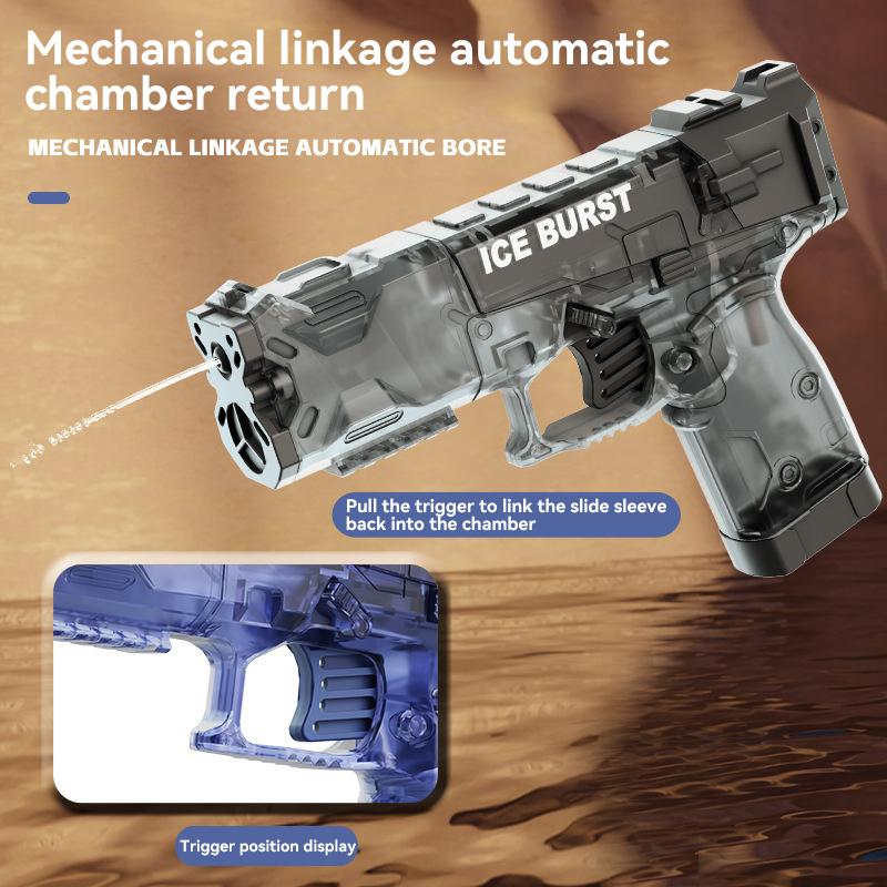 Children's Water Gun Fully Automatic Continuous Fire Water Gun Summer Large Capacity Swimming Pool Beach Boys' Water Play Toy