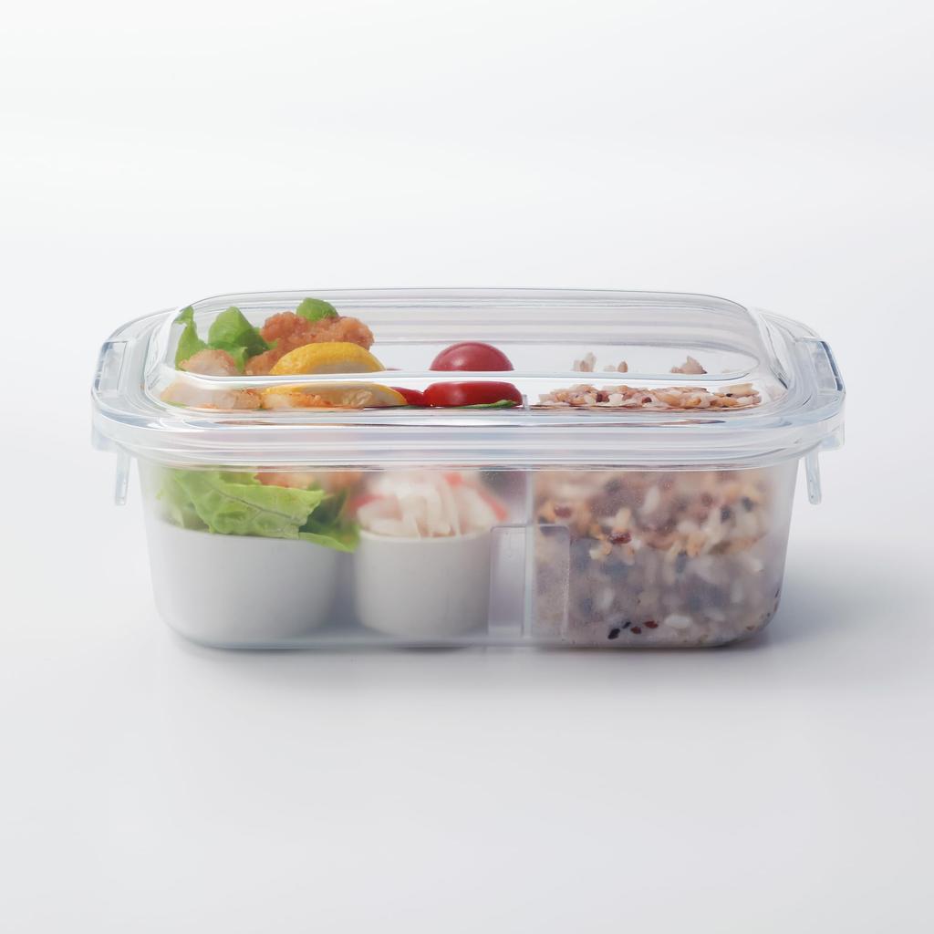 MUJI Easy-to-Wash Lunch Box, Approx. 670ml, MDC61A1S