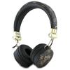 Guess Casque Supra-Auriculaire Bluetooth Enc    Gubh70E4Ptmk Noir/Black Forme Ronde Triangle 4G