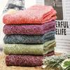 5 Pairs of Women'S Winter Thick Warm Socks, Breathable And Cold-Resistant, Comfortable Mid-Calf Socks for Autumn And Winter.