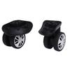 1 Pair Luggage Suitcase Wheels ABS Silent Universal Travel Suitcase Replacement Casters Wheels for DIY Repair