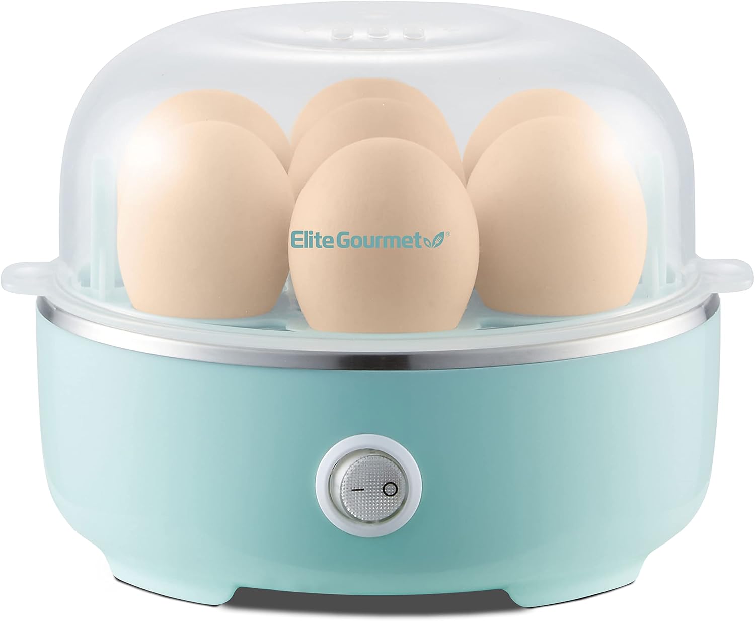 

Easy Egg Cooker Electric 7-Egg Capacity, Soft, Medium, Hard-Boiled Egg Cooker with Auto Shut-Off, United States