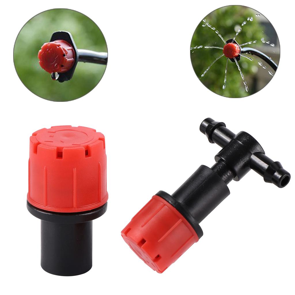 Adjustable 8-Holes Dripper 3/5mm 4/7mm Barbed Garden Drip Irrigation System Watering Emitter Potted Bonsai Plant Watering Device