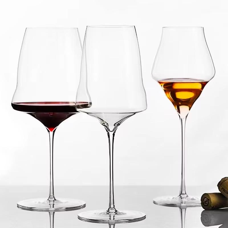 Calice da vino in cristallo di lusso in stile Josephinen di qualità superiore 0,5 mm Estremamente sottile Fatto a mano Impeccabile Coppa da champagne