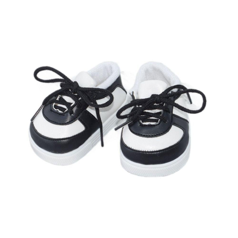 

8.5cm Doll Leather Shoes Lace-up Doll Clothes Shoe Doll Accessories Labubu Doll Shoes Girl Gift