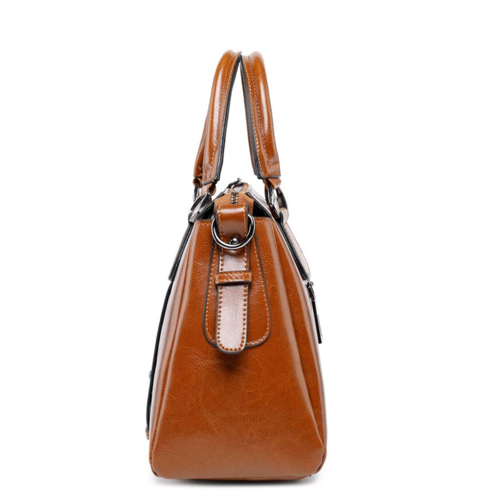 Large-capacity Textured Women's Bags, Handbags, Genuine Leather Women's Bags, Cowhide Women's Shoulder Women's Bags
