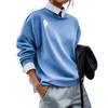 Women's casual loose fashion printed long-sleeved round neck pullover top