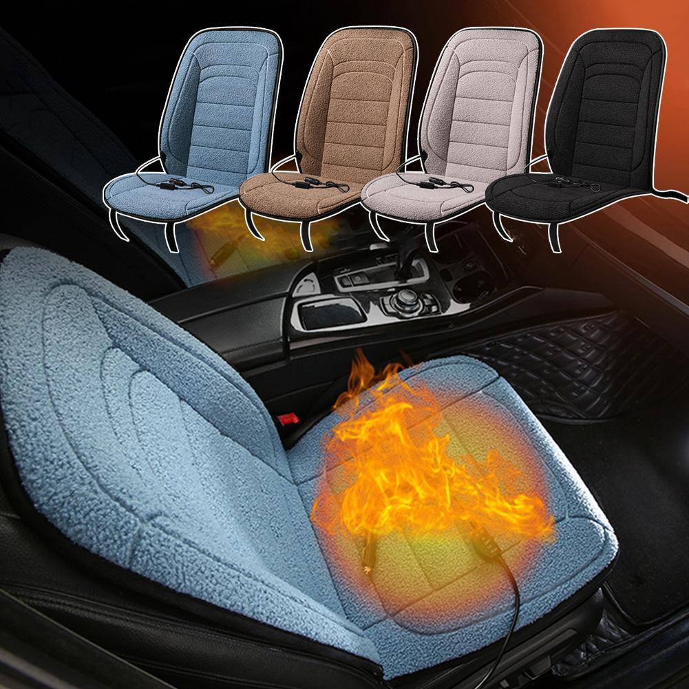 Car Heating Seat Cushion 45°C-65°C Adjustable Temperature Car Heated Winter Universal Automobile 12V Cushion Electric Seat Q8R1