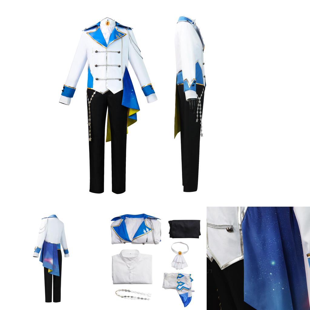 Tenma Tsukasa Halloween Cosplay Costume Set With Polyester Fabric For Anime Fans