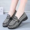 Fashion Women's Slip On Cloth Shoes Autumn New Fashion Round Toe Soft Sole Non Slip Flats Lightweight Comfortable Vintage Casual Shoes