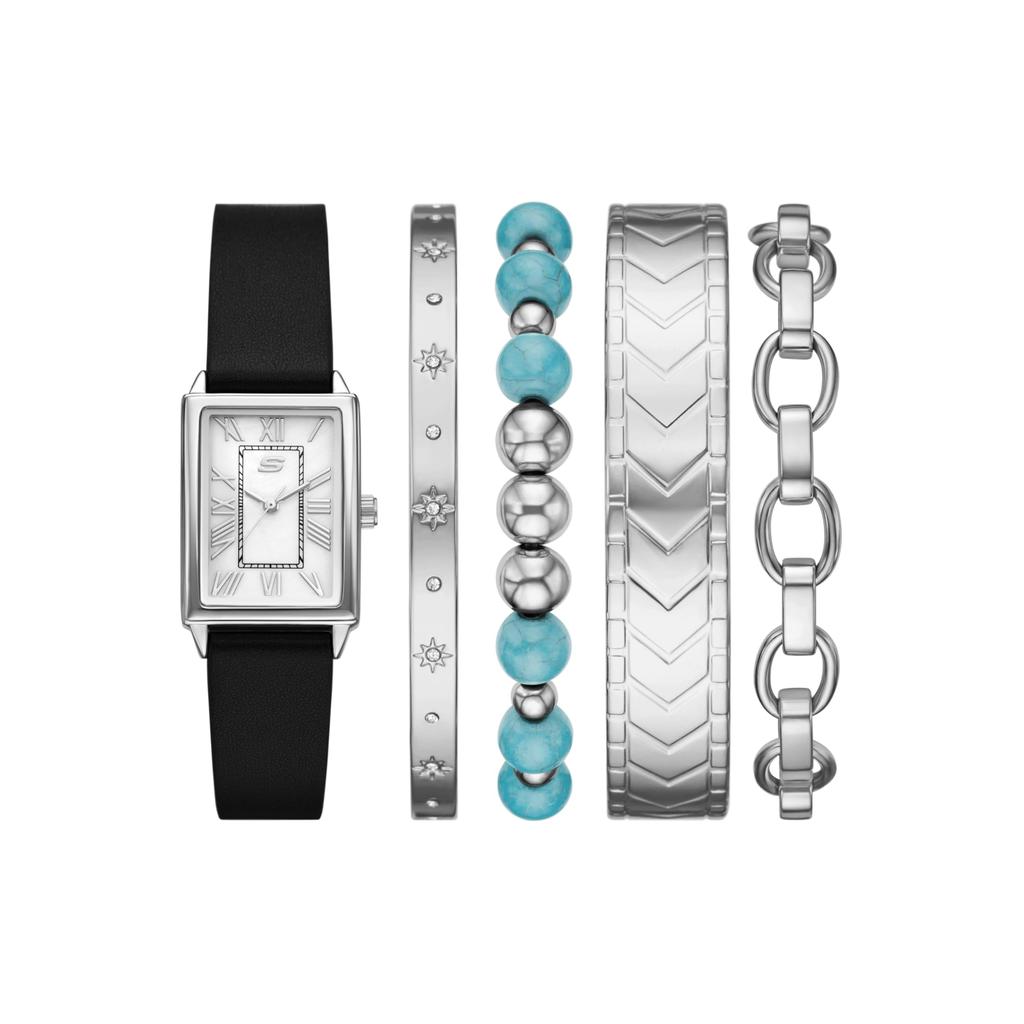 Skechers SETS SR9132 Schwarze Damenuhr,