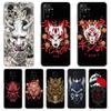 Husă Mască Samurai Oni Pentru Xiaomi Redmi Note 11 Pro 10 9 9S 8 8T 7 9A 9C 9T 10 10C K40 Husă Moale Transparentă TPU Pentru Telefon