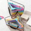 Clothes Hanger Organizer Holder for Space Saving, Hanger Triangle Storage Bag with Handles for Closet Tidier Laundry