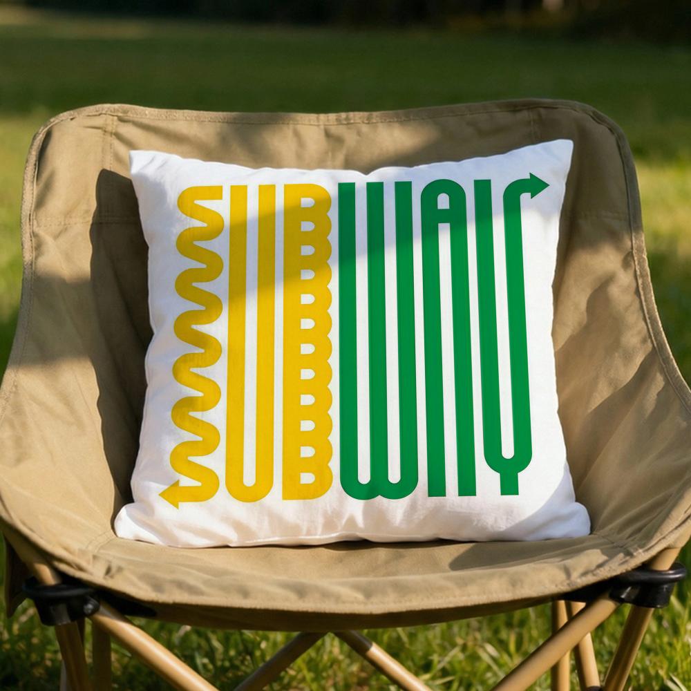 HOT Subway Cushion Cover Soft Reversible Durable Pillow Cover MultiScene Use for Home Car Daily Comfort