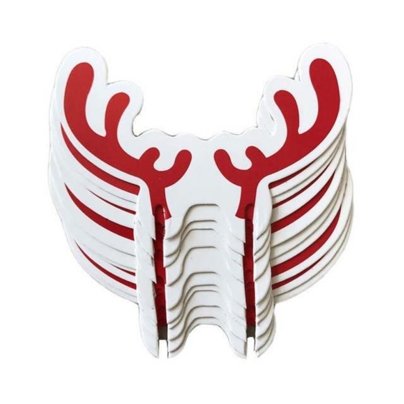 10pcs Christmas Cup Card Santa Hat Wine Glass Decor Xmas Tree Ornaments For Home Christmas Decoration Party Decor New Year Gifts