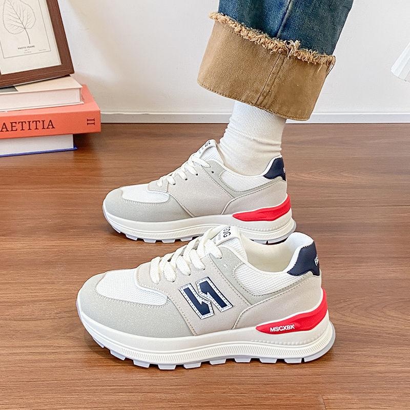 Women's shoes Forrest Gump shoes sports shoes summer casual new versatile student ultra-light dad height ins shallow mouth