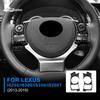 Real Soft Carbon Fiber Sticker For Lexus IS250 300 350 200T 2013 2014 2015 2016 2017 2018 2019 Car Steering Wheel Interior Trim