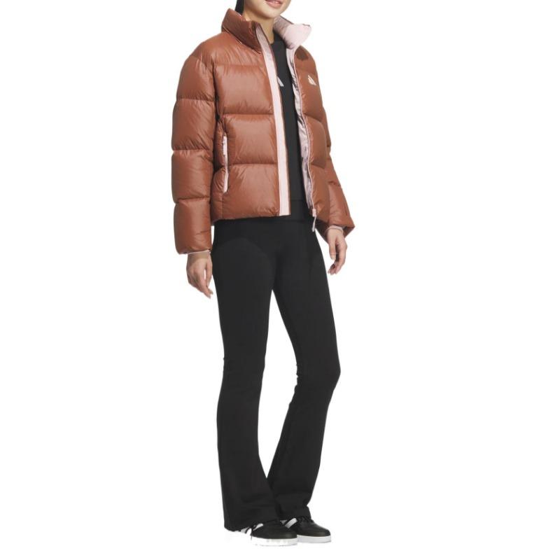adidas Women's Brown 600FP Duck Down Puffer Jacket KQ5508