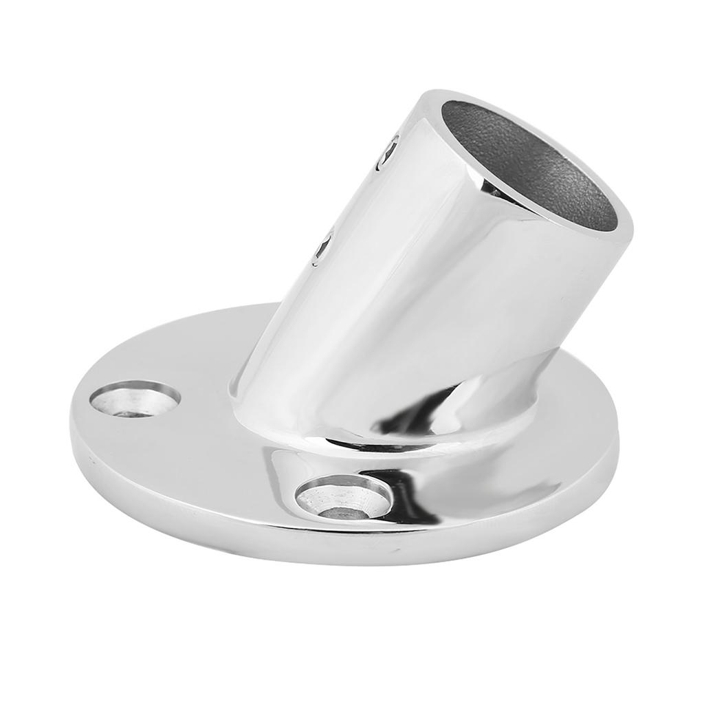 22mm 7 8inch Stainless Steel Marine Boat Hand Rail Fitting 60 Degree Round Base