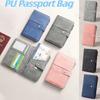 Passport Cover PU Passport Bag Card Holder Storage Card Bag Portable Storage Bag  Women